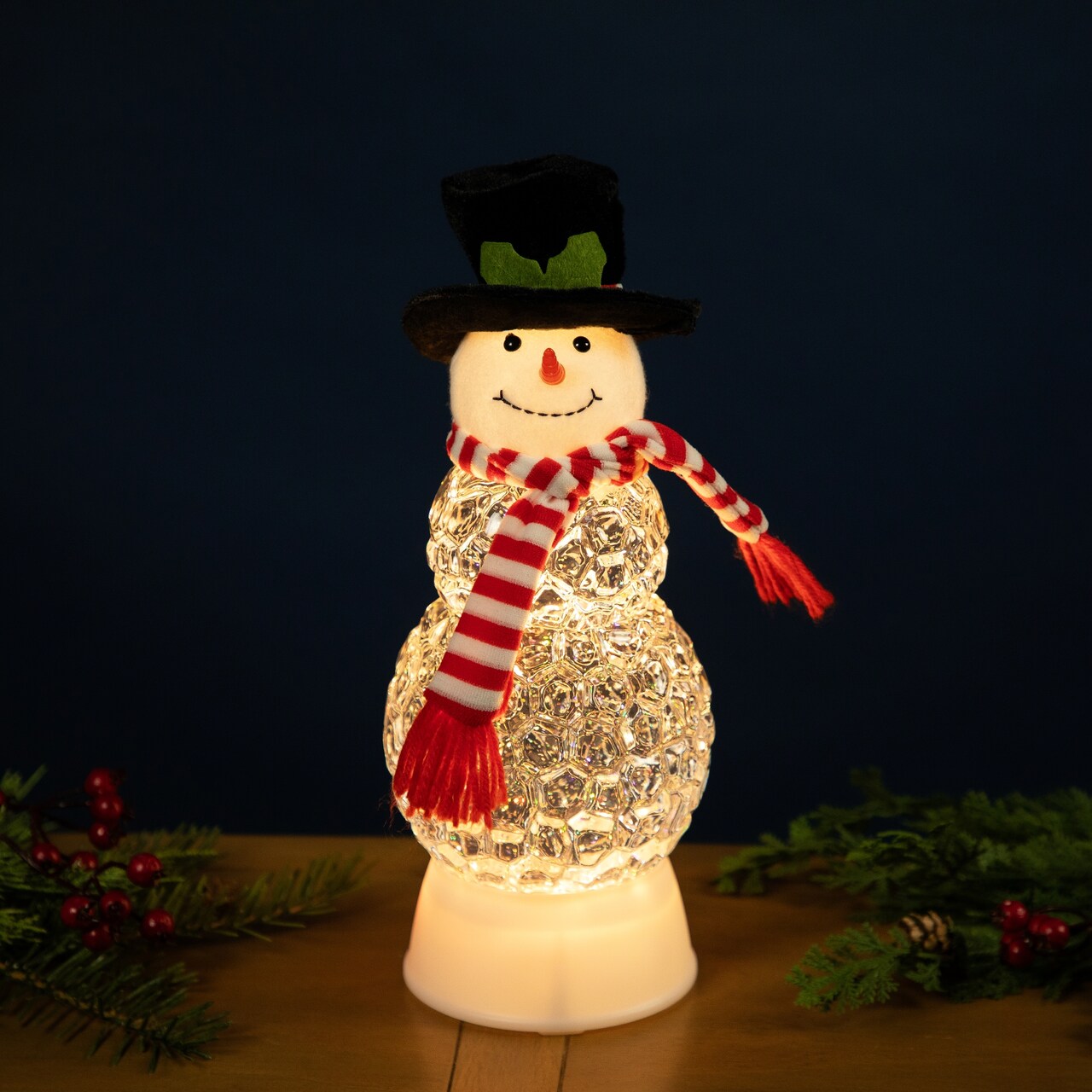 Northlight LED Lighted and Musical Snowman Christmas Snow Globe - 12"